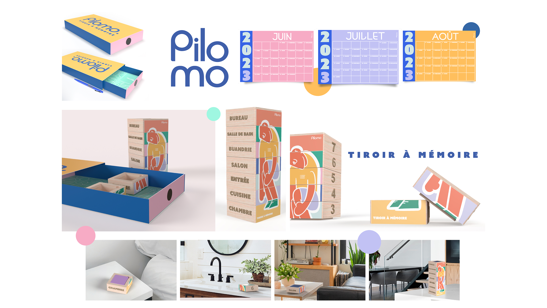 Pilomo — Design graphique